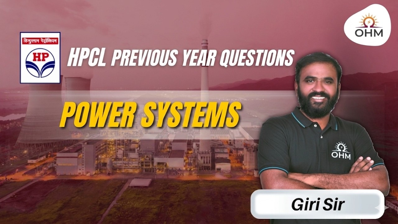 HPCL 2026 Recruitment | Power Systems PYQs | 2021–2025 Questions ...