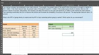 Capital Budgeting Using Decision Trees: Some Simple Examples (Using Excel) by Professor Ikram 75 views 1 month ago 11 minutes, 22 seconds