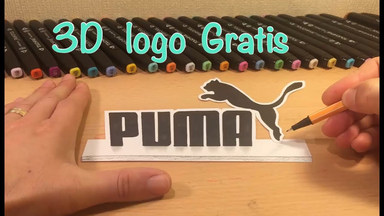 puma logo zeichnen