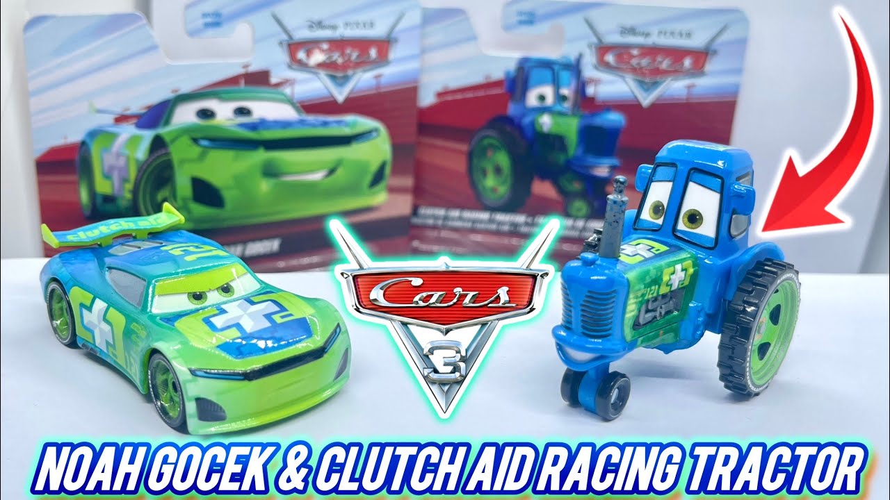 Disney Pixar Cars Noah Gocek & Clutch Aid Racing Tractor 2026