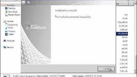 Install Forefront Protection for Exchange Server 2010