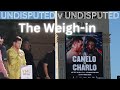 CANELO-CHARLO WEIGH-IN | VIEW FROM TOSHIBA PLAZA, LAS VEGAS