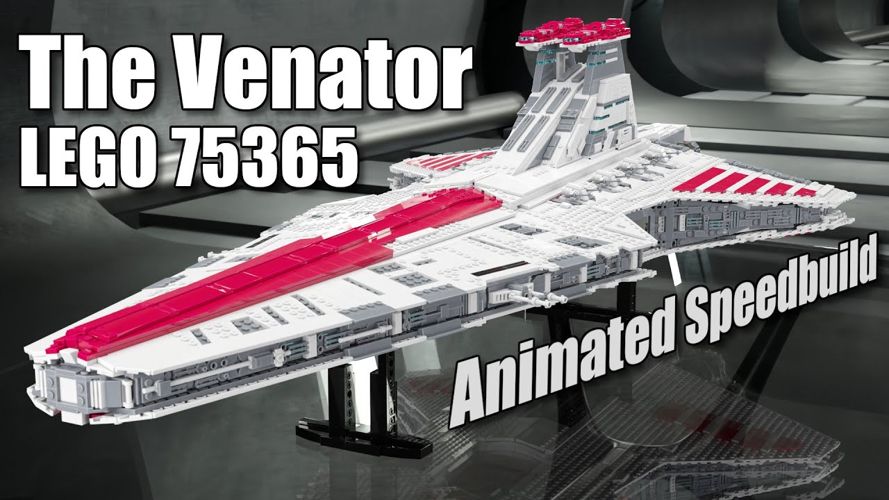 LEGO 75367 The Venator Animated Speedbuild | LEGO Star Wars | Blender ...
