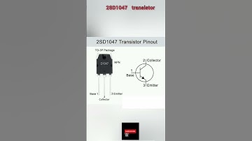 2SD1047 TRANSISTOR PINOUT #akexperiment #electronic #pinout #npn #2SD1047 #D1047 #shorts