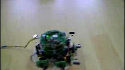 Robot following wall - front sensors wide