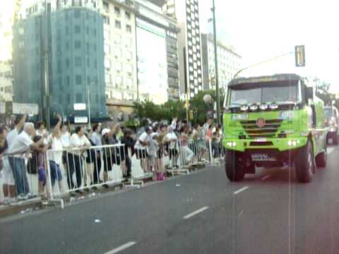 RALLY DAKAR ARGENTINA - CHILE 2011. BOCINA DE CAMI...