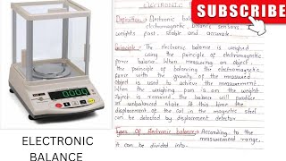 Electronic balance #microbiology instrument