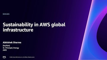 AWS re:Invent 2023 - Sustainability innovation in AWS Global Infrastructure (SUS101)