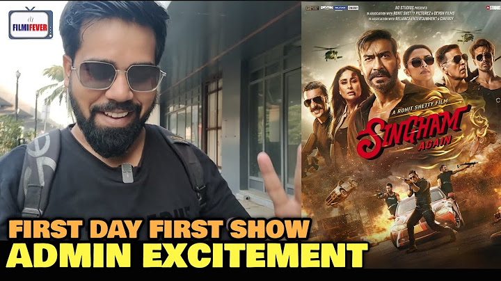 Singham Again First Day First Show ADMIN EXCITEMENT | Ajay Devgn, Akshay Kumar, Salman Khan