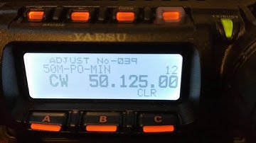 FT-857D Service Menu original settings