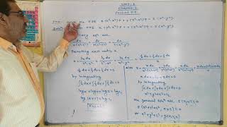 L-29 l Math l B.Sc-1(Sem-2) l Paper-2 (Partial DE) lU-1l Cha-2 (Partial DE of Order one) l
