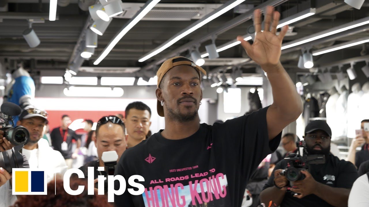 NBA's Jimmy Butler meets Hong Kong basketball fans on Li Ning tour