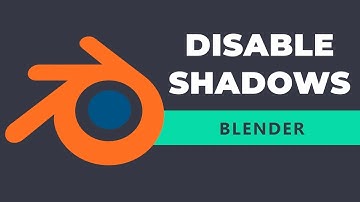 How to disable shadows in Blender | Blender 4.1 Tutorial