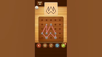 Line Puzzle String Art Acacia Level 46 Solution