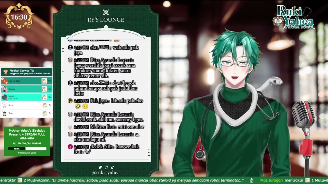 [Karaoke] Ruki Yahea [Vtuber] - "Time of My Life" by David Cook