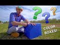 Learn Colors with Blippi | Educational Videos for Toddlers | Color Boxes!