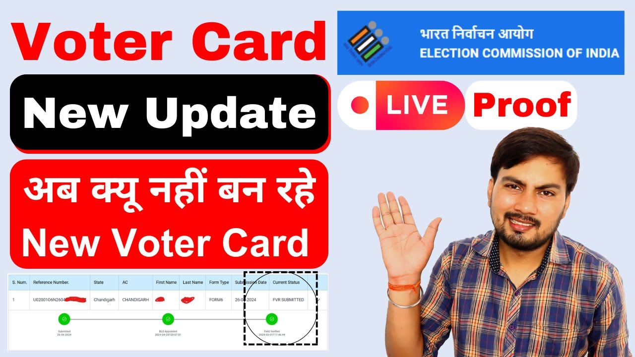 Voter Card New Update Voter Card Status FVR Submitted Voter Card voter-card-new-update-voter-card-status-fvr-submitted-voter-card