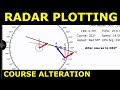 Radar Plotting: Course Alteration