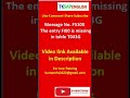 Message No. F5100 - The entry FI00 is missing in table T043G
