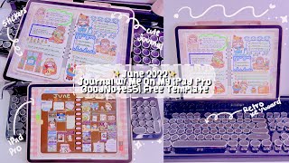 ✨June 2022✨ Digital Journal w/ Me On iPad Pro ft Penoval | GoodNotes | Free Template 💕 screenshot 5