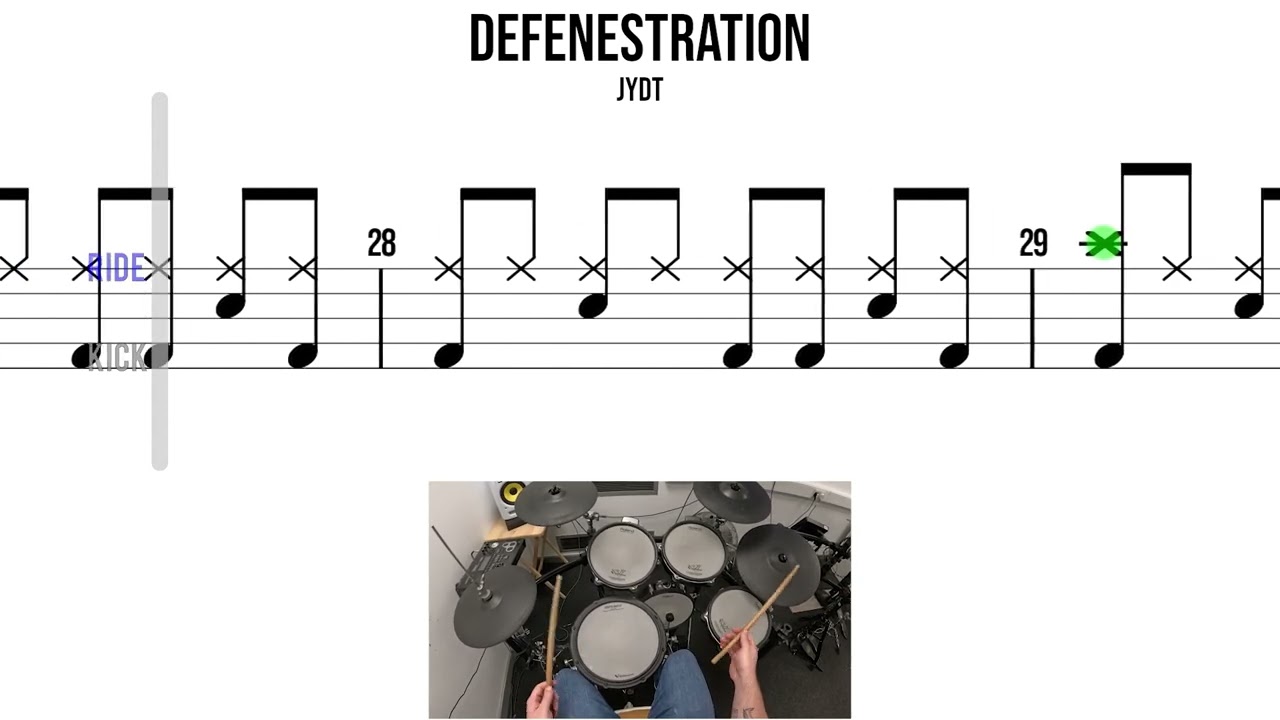 Defenestration  J Y D T🥁 Hard Beginner Version