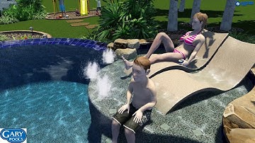 Custom Pool Design By: Kevin Hernandez of Gary Pools. 2019