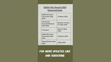 GSEB HSC Result 2025 | Expected Release Date 📢 | Gujarat Board Update!