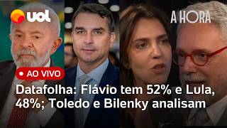 Datafolha: Flávio Bolsonaro at 52% and Lula at 48% in valid votes; Toledo and Bilenky analyze live