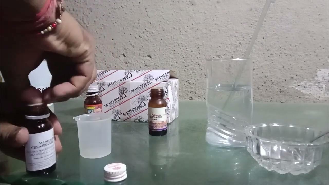 How to make water soluble perfume formulation chemicalNew product YouTube