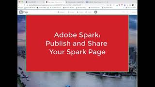 Adobe Spark: Publish and Share Your Spark Page