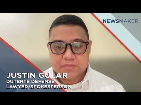 Duterte defense spokesperson Justin Gular | The Newsmaker