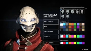 Destiny Beta XBOXONE creating a character