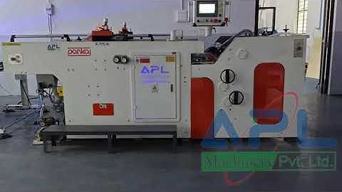 Fully Automatic Spot UV Coating Machine | APL Machinery Pvt. Ltd.