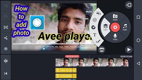 avee player mein apna photo kaise dale💗||How can add photo in Avee player
