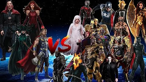 Dr strange,Wanda,hela & Thor vs marvel and DC #editing #marvel #daspacito #goku #capcut #edit