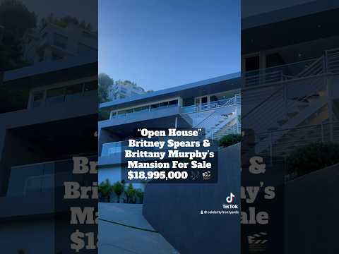 #BritneySpears #BrittanyMurphy #HollywoodHills #Mansion #ForSale $18,995,000 #RealEstate #Celebrity