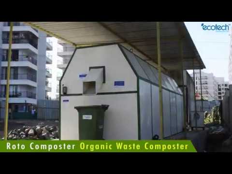 Roto Composter - Organic Waste Composter from Ecotech - YouTube