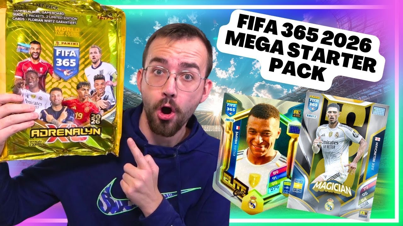 OMG WAS FÜR GEILE KARTEN !! 😱🔥 PANINI FIFA 365 2026 Adrenalyn XL | Mega Starter Pack Unboxing