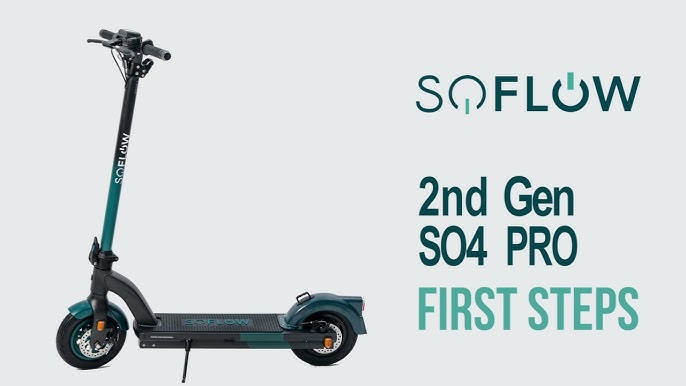SoFlow Scooter SO4 Gen2 - First Steps 