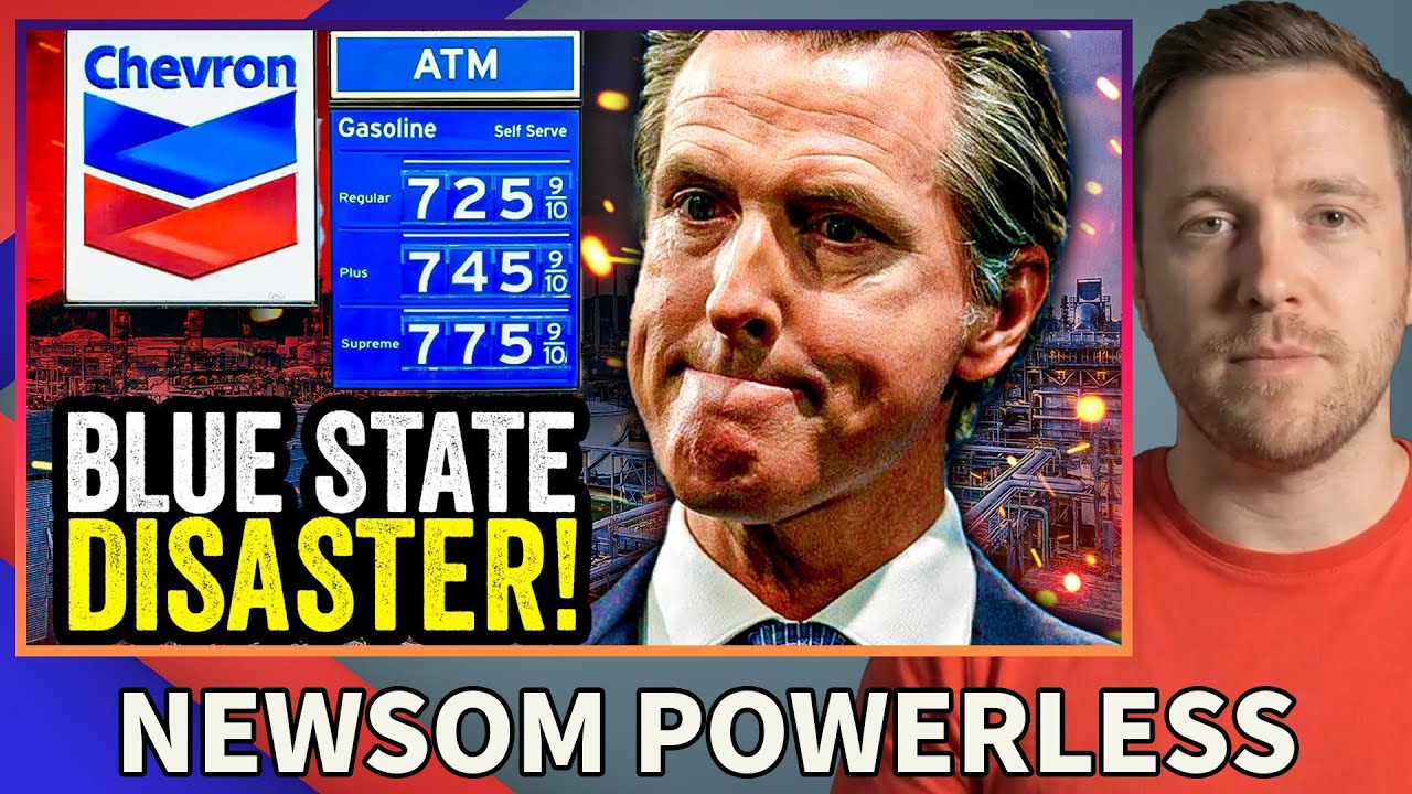 Newsom HUMILIATED as Chevron Flees California for Texas -Robert Sterling