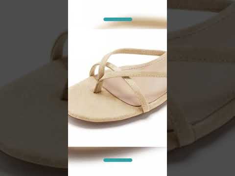 Coutgo Women Strappy Lace Up Heeled Sandal Chunky Block Flip Flop Thong Flat