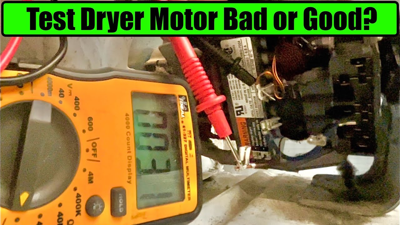 hair dryer motor diode test multimeter