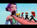 100 Players Jump Into KPop Demon Hunters Roblox