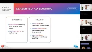 Case Study: Classified Ad Booking Made Simple with SAP Application Modernization | #SAPWebinar