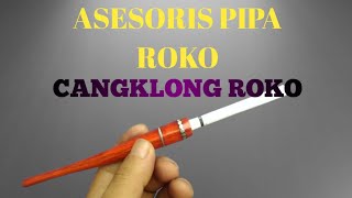 cara memasang cincin ASESORIS untuk pipa roko/pipa cangklong