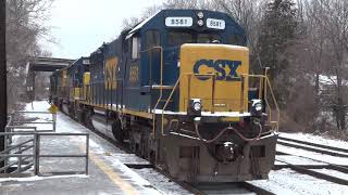 CSX Y139 Setting Up To Help Push