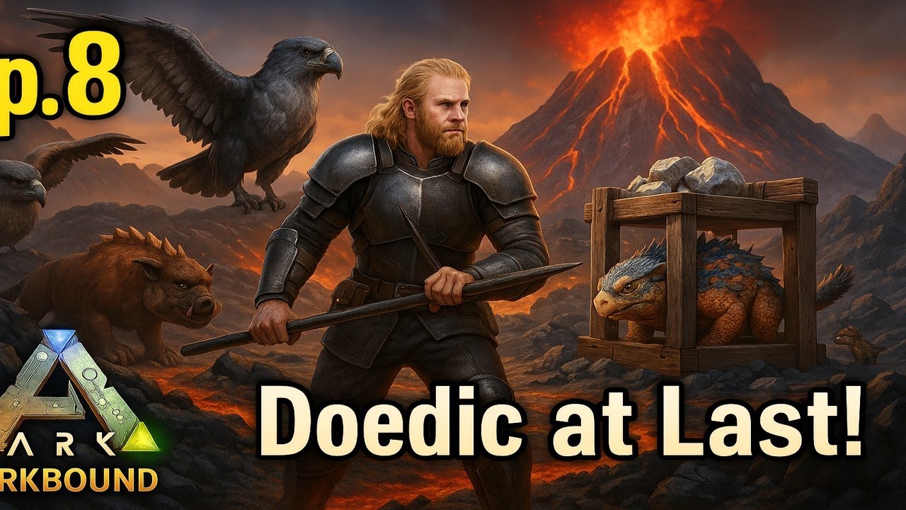 Ark Survival Ascended: The Island Ep. 8 – Doedic at Last!