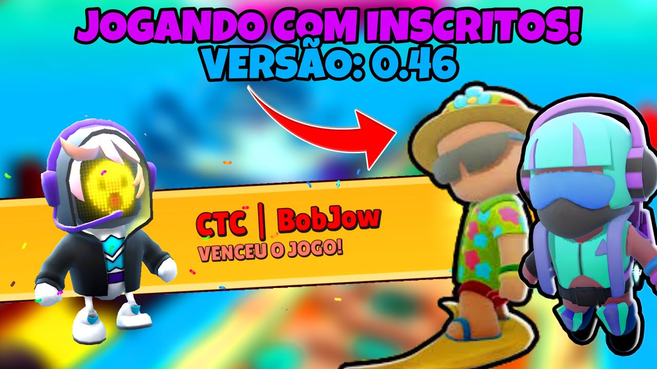 🟢 STUMBLE GUYS AO VIVO ‹ BobJow › #30k 