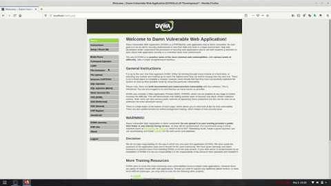 Dvwa via docker