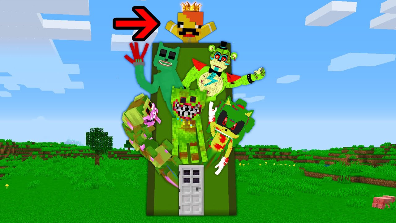 10층 감염된 좀비 건물 탈출하기 [괴물 건물] zombie-infected building in minecraft - YouTube